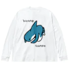 ダイナマイト87ねこ大商会の土下鮫 Big Long Sleeve T-Shirt