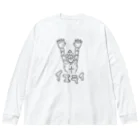 Aliviostaのイエティ UMA イラスト ビッグフット Big Long Sleeve T-Shirt