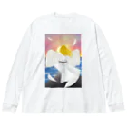 Lily bird（リリーバード）の落陽天使 Big Long Sleeve T-Shirt