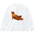 Elegant CatのElegant Cat ① Big Long Sleeve T-Shirt