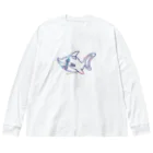 Cosmic TM colorsの不思議なコーヒーポット☆あっち向き Big Long Sleeve T-Shirt