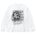 2nd Shunzo's boutique のタイムトラベルうさうさ  ビッグシルエットロングスリーブTシャツ