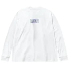 KiKiのブルーレイヤー Big Long Sleeve T-Shirt