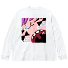 mob creche shop @ suzuriのburst Big Long Sleeve T-Shirt