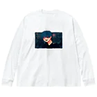 藻川湯畔の水浸し Big Long Sleeve T-Shirt