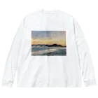 余剰次元の箕沖から仙酔島'-200928 ビッグシルエットロングスリーブTシャツ