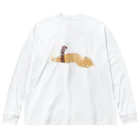 suzurlの猫は液体ーMilk coffeeー Big Long Sleeve T-Shirt