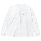 ナミノコ雑貨店のpopokilio ハートキャット Big Long Sleeve T-Shirt