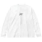 【 ALBINO. 】　Online Store！！のalbino. White Line. Big Long Sleeve T-Shirt