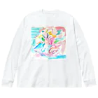 coaiの花のイロ Big Long Sleeve T-Shirt