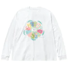 wokasinaiwoのドレスデンネコちゃん Big Long Sleeve T-Shirt