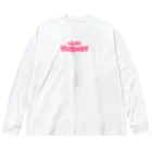 押堀ジャパンの気まぐれピンク ビッグシルエットロングスリーブTシャツ