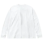 あめだまほっぺのがんばらない(白文字) Big Long Sleeve T-Shirt