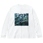 p-techiの天空の自然。 Big Long Sleeve T-Shirt