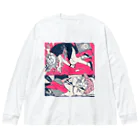 三月病のラーメン破壊 Big Long Sleeve T-Shirt