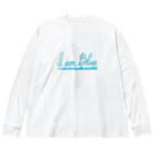 aice07のI am blue ビッグシルエットロングスリーブTシャツ