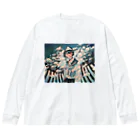 Tomei_Ningenの転生のTシャツ Big Long Sleeve T-Shirt