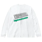 ChimØのKeyboard Lovers ビッグシルエットロングスリーブTシャツ