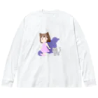 クロム堂のねこみみちゃん Big Long Sleeve T-Shirt