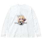 ⋆*⋆ஜ​* ćӈїї⋆ฺ ​ஜ ​｡*の魔女の女の子 ビッグシルエットロングスリーブTシャツ