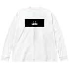 トシゾーのSUZURIのとこのヒゲ（黒帯）透過 Big Long Sleeve T-Shirt