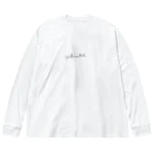 _white_の_white_ ビッグシルエットロングスリーブTシャツ