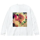 飴電のRanunculus Big Long Sleeve T-Shirt