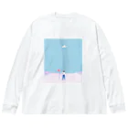 宮下和のウェブショップの飛行機 Big Long Sleeve T-Shirt