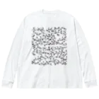 mya-mya=MIYA JUNKO's shop 02のpiyopiyopiyo ビッグシルエットロングスリーブTシャツ