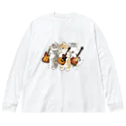 mofusandの君のために歌う「ニャー」 Big Long Sleeve T-Shirt