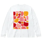 hr. grassのいっぱい(レッド) Big Long Sleeve T-Shirt