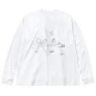 かえるはるきのこ（RURUKO)のつまらない Big Long Sleeve T-Shirt