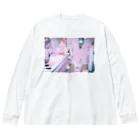 (:˒ꇤ[桃饅頭🎀]のroom ビッグシルエットロングスリーブTシャツ