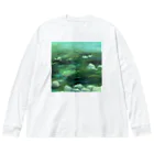 meiyuのお店の水面 Big Long Sleeve T-Shirt