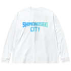 JIMOTOE Wear Local Japanの下関市 SHIMONOSEKI CITY Big Long Sleeve T-Shirt