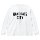 JIMOTOE Wear Local Japanの函館市 HAKODATE CITY ビッグシルエットロングスリーブTシャツ