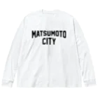 JIMOTO Wear Local Japanの松本市 MATSUMOTO CITY ビッグシルエットロングスリーブTシャツ