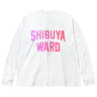 JIMOTO Wear Local Japanの渋谷区 SHIBUYA WARD Big Long Sleeve T-Shirt