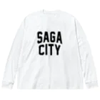 JIMOTOE Wear Local Japanの佐賀市 SAGA CITY Big Long Sleeve T-Shirt