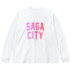 JIMOTOE Wear Local Japanの佐賀市 SAGA CITY Big Long Sleeve T-Shirt