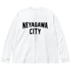 JIMOTOE Wear Local Japanの寝屋川市 NEYAGAWA CITY Big Long Sleeve T-Shirt