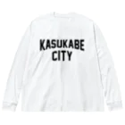 JIMOTO Wear Local Japanの春日部市 KASUKABE CITY ビッグシルエットロングスリーブTシャツ