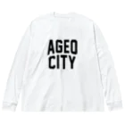 JIMOTO Wear Local Japanの上尾市 AGEO CITY ビッグシルエットロングスリーブTシャツ