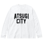 JIMOTO Wear Local Japanの厚木市 ATSUGI CITY Big Long Sleeve T-Shirt
