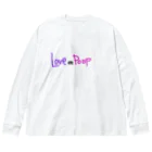 KブラザーズのLove or Poop うんちちゃん ビッグシルエットロングスリーブTシャツ