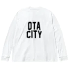 JIMOTOE Wear Local Japanの太田市 OTA CITY Big Long Sleeve T-Shirt