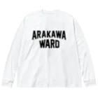 JIMOTO Wear Local Japanの荒川市 ARAKAWA CITY ビッグシルエットロングスリーブTシャツ