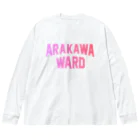 JIMOTO Wear Local Japanの荒川市 ARAKAWA CITY ビッグシルエットロングスリーブTシャツ