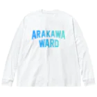 JIMOTO Wear Local Japanの荒川市 ARAKAWA CITY ビッグシルエットロングスリーブTシャツ