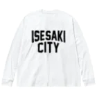 JIMOTO Wear Local Japanの伊勢崎市 ISESAKI CITY Big Long Sleeve T-Shirt